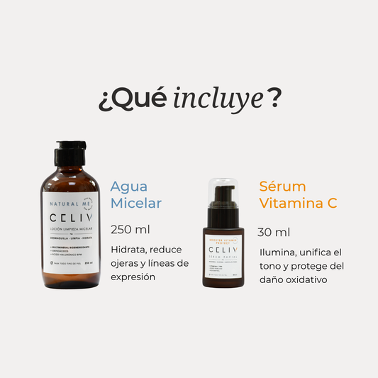 PACK ANTI ACNÉ: Limpieza + Sérum Vitamina C