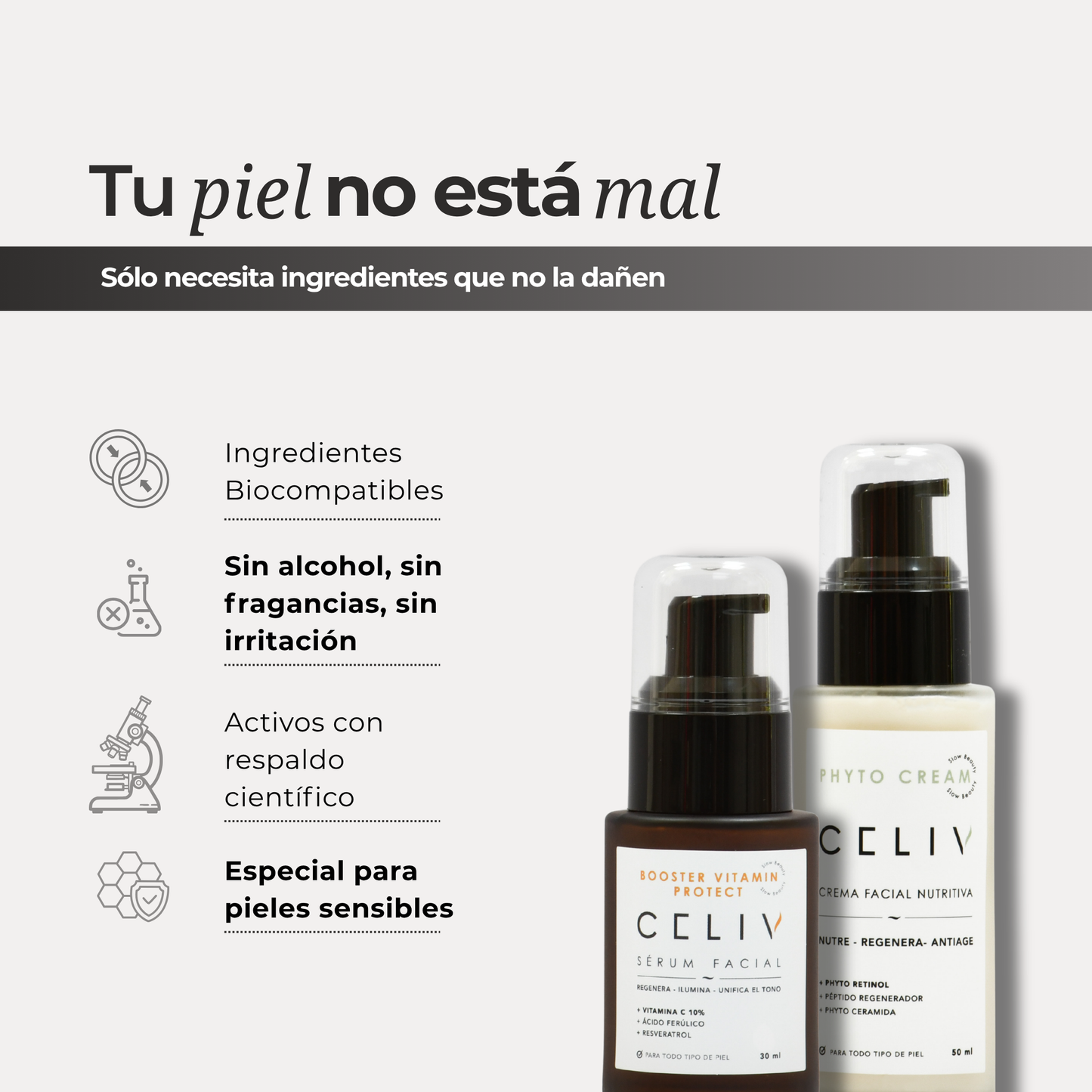 PACK COLÁGENO + Envío Gratis: Sérum Vitamina C + Crema Nutritiva PM