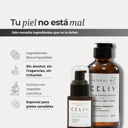 PACK ANTI ACNÉ: Limpieza + Sérum Vitamina C