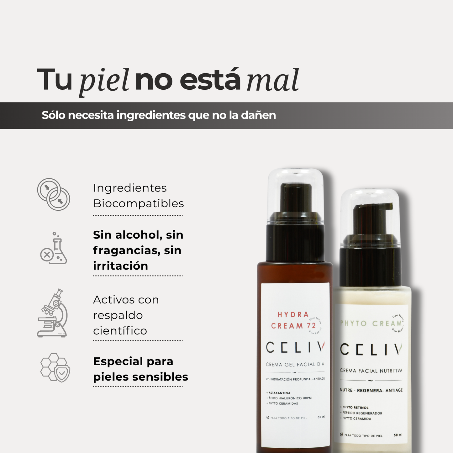PACK HIDRATACIÓN AM/PM: Crema Hidratante AM + Crema Nutritiva PM