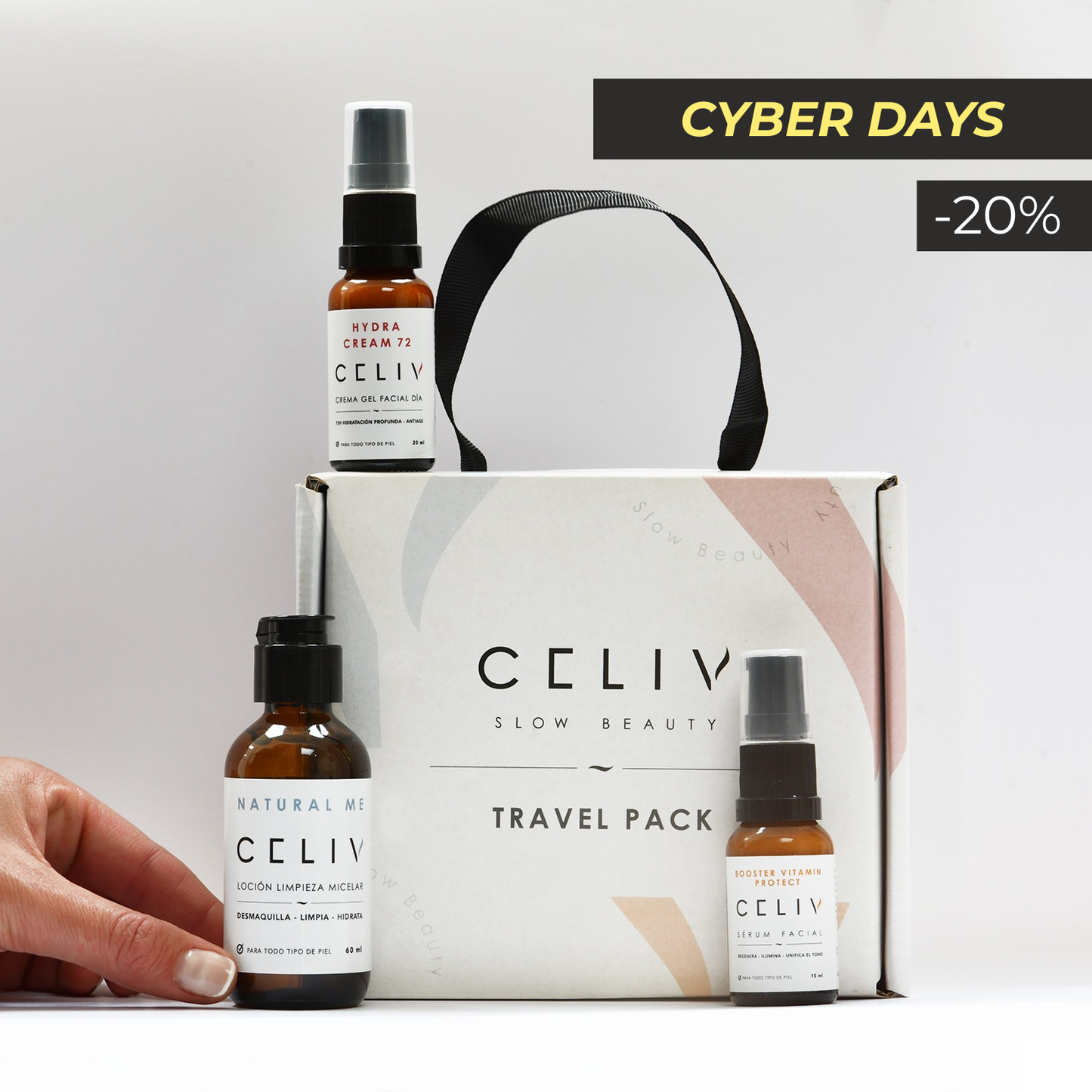 PACK INICIA: Limpieza + Sérum Vitamina C + Crema Hidratante AM