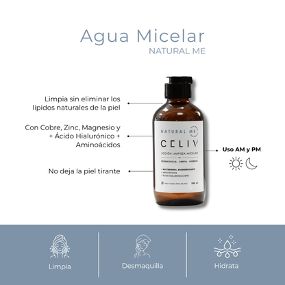 Agua Micelar - Natural Me [250 ml] - CELIV