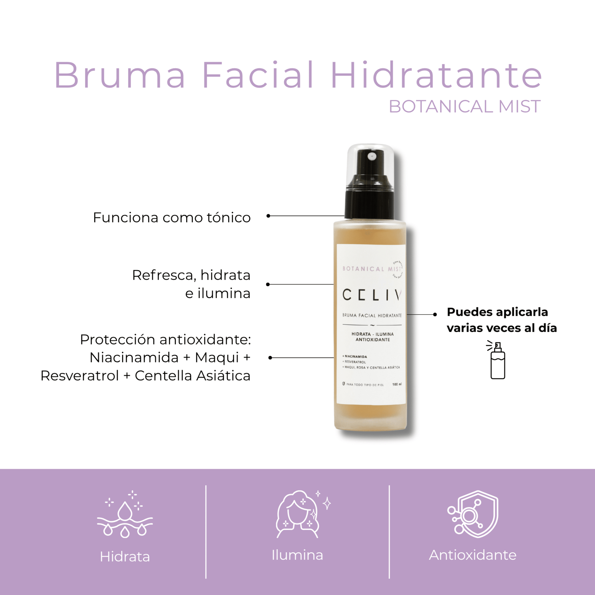 Bruma Facial - Botanical Mist [100 ml] - CELIV