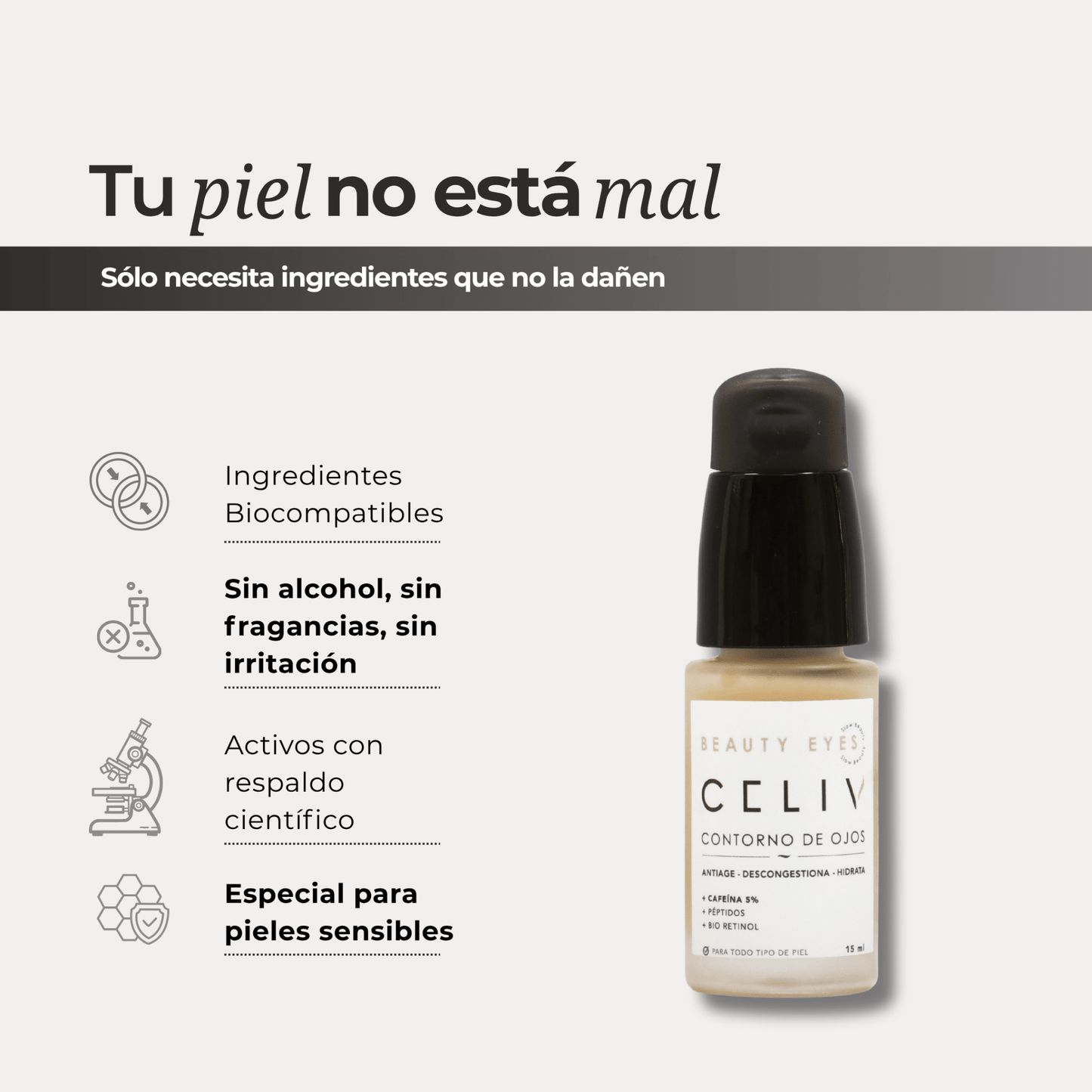 Contorno de Ojos - Beauty Eyes [15 ml] - CELIV