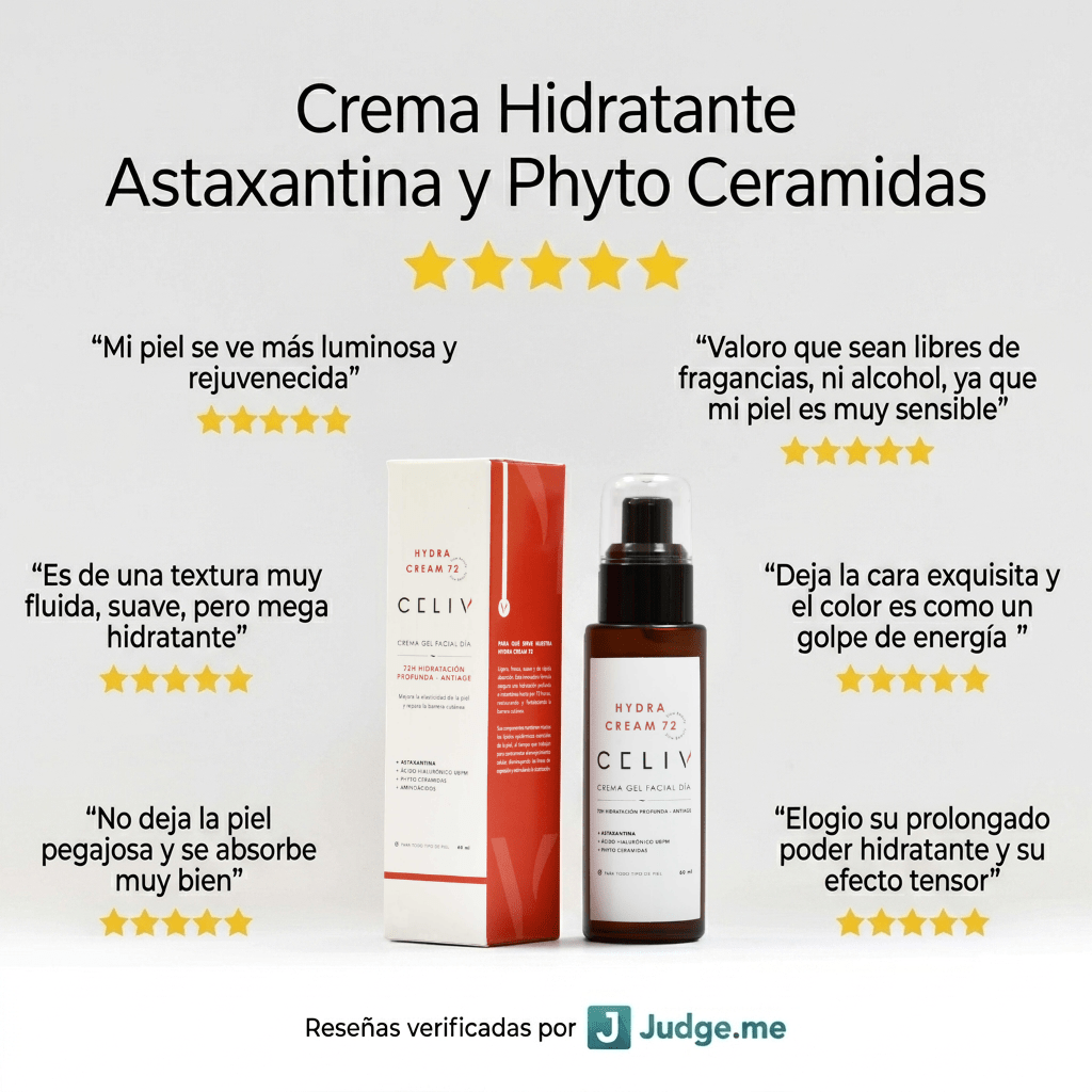 Crema Facial Hidratante AM - Hydra Cream 72 [60 ml] - CELIV