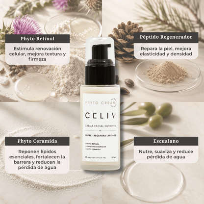 Crema Facial Nutritiva PM - Phyto Cream [50 ml] - CELIV