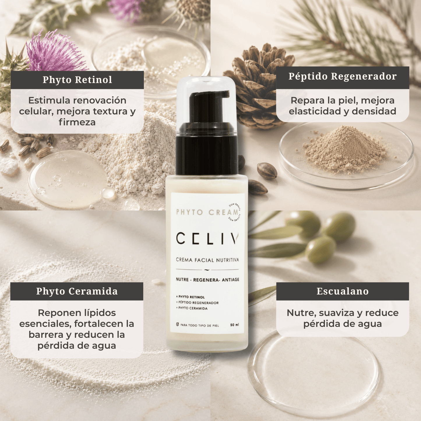 PACK COLÁGENO + Envío Gratis: Sérum Vitamina C + Crema Nutritiva PM - CELIV