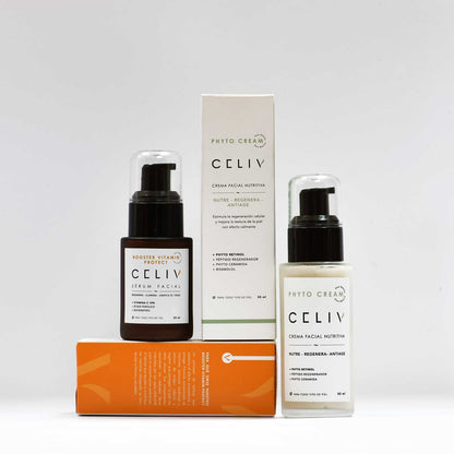 PACK COLÁGENO + Envío Gratis: Sérum Vitamina C + Crema Nutritiva PM - CELIV